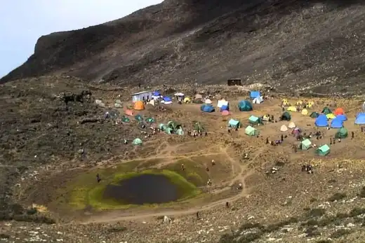 Mount Kilimanjaro Lemosho Route with scenic views of Kibo Peak